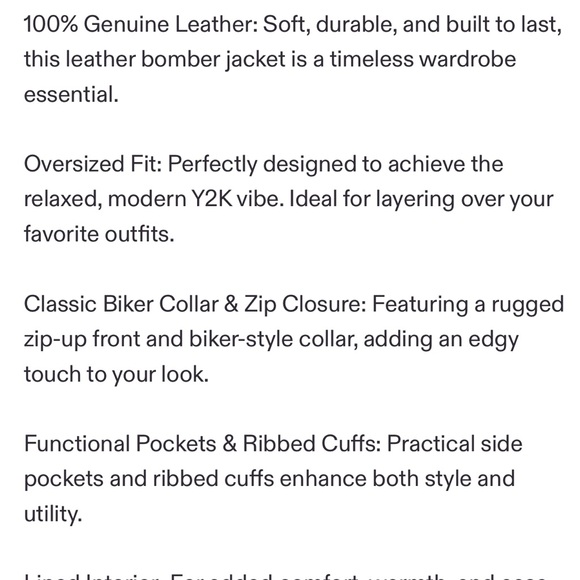 Black Leather Women's Jacket - Picture 15 of 16